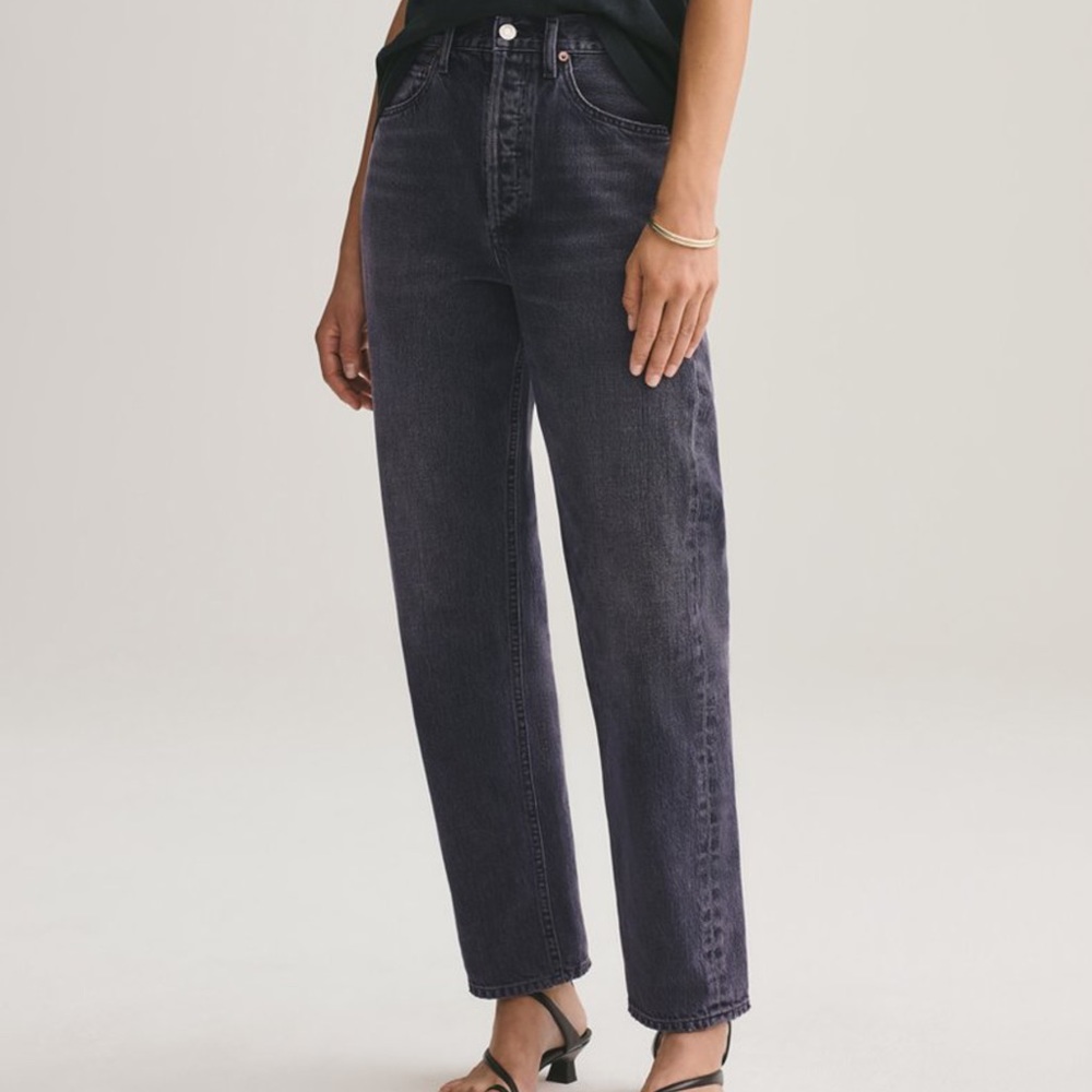 AGOLDE 90'S MID RISE LOOSE FIT IN PHOTOGRAM